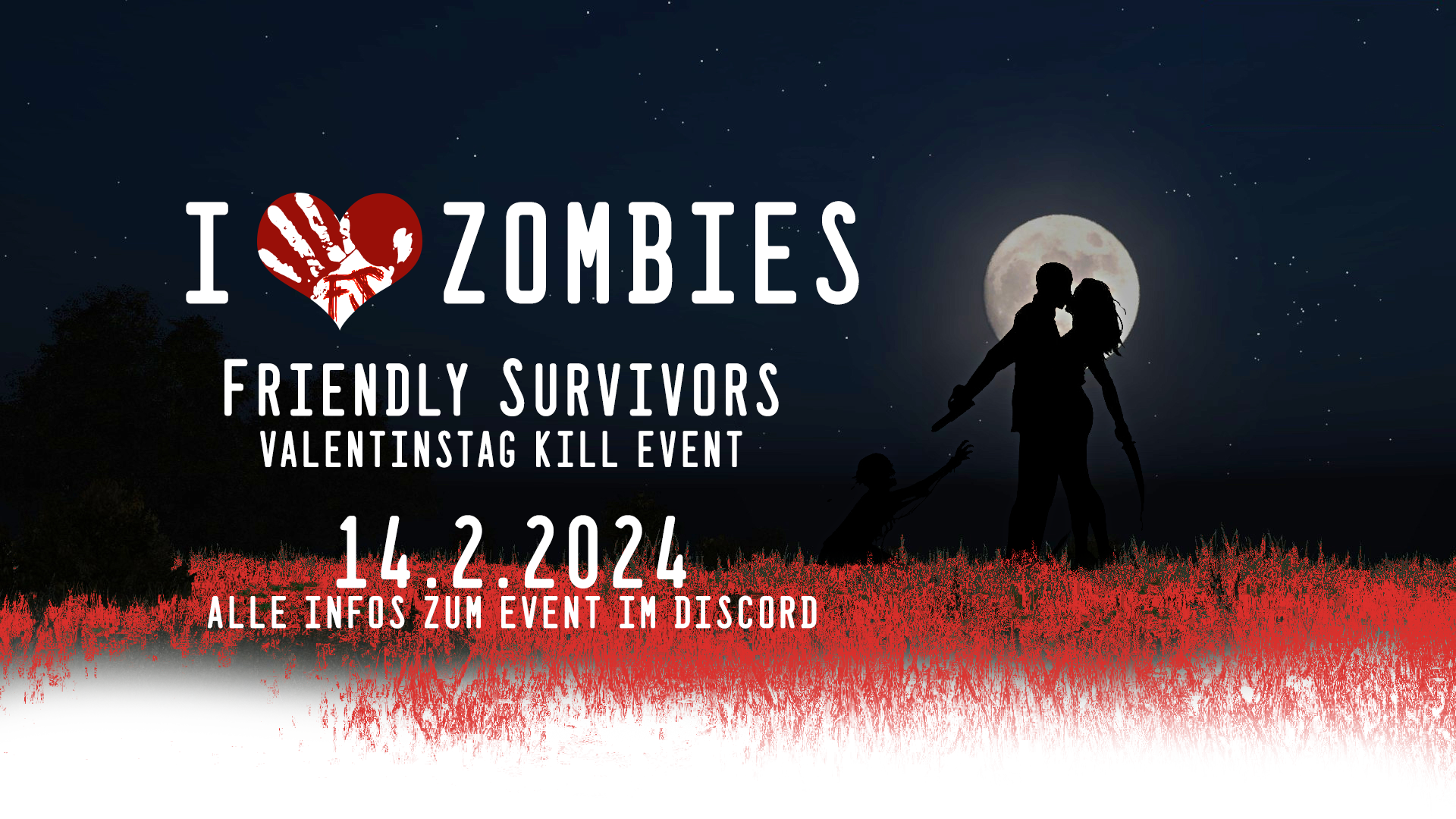 I Love Zombies DayZ Valentinstag Kill Event 2024